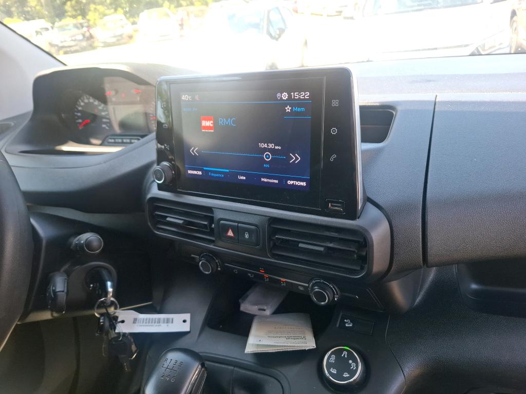 PEUGEOT PARTNER FOURGON M 650 KG BLUEHDI 100 S&S BVM6 2023