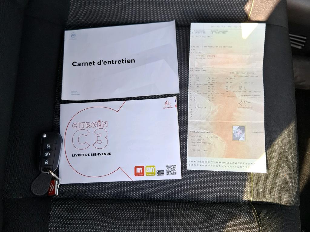 CITROEN C3 ENTREPRISE SOCIETE PURETECH 83 S&S BVM FEEL NAV 2023