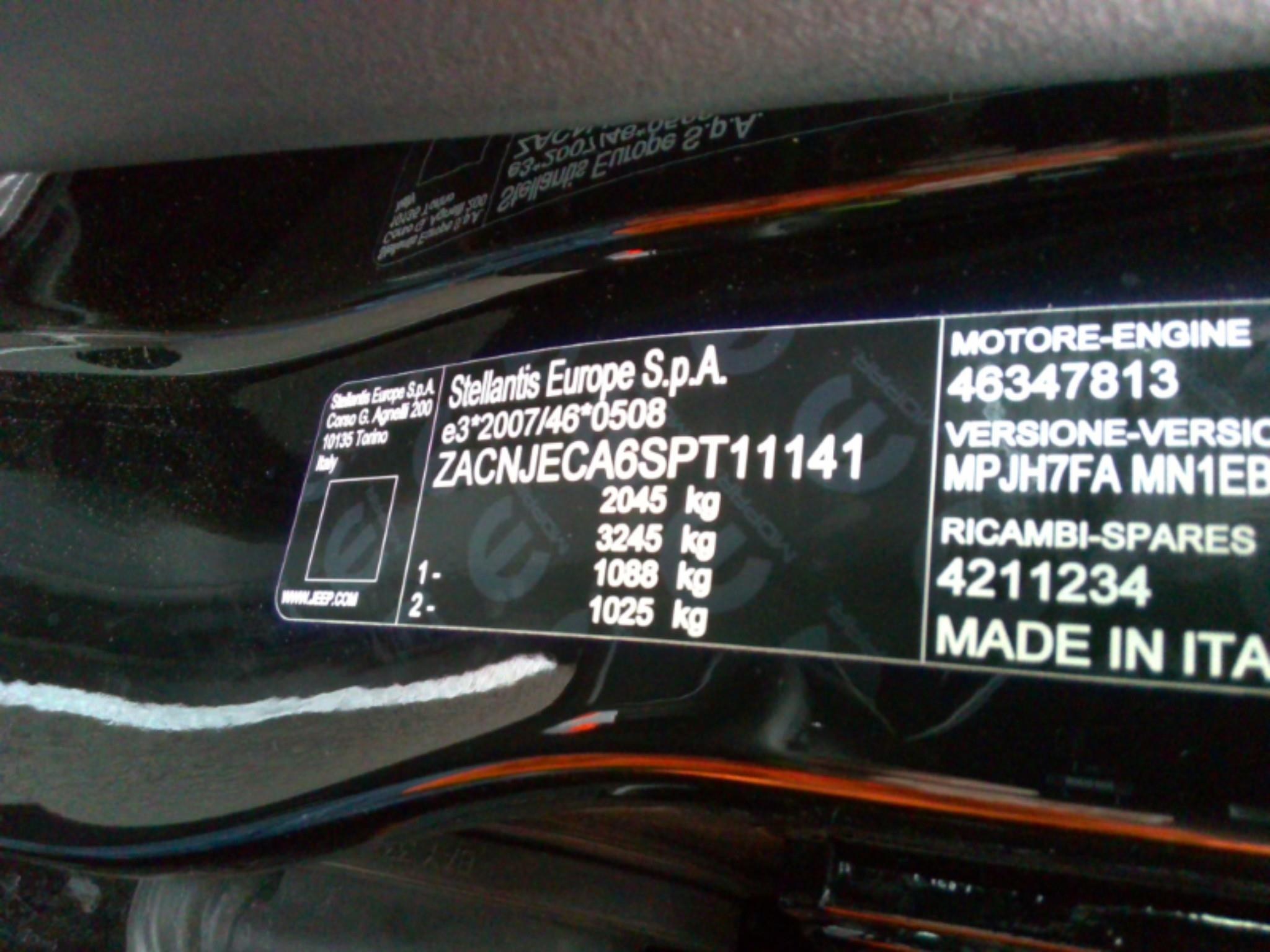 JEEP COMPASS 1.5 Turbo T4 130 ch BVR7 e-Hybrid Altitude 2025