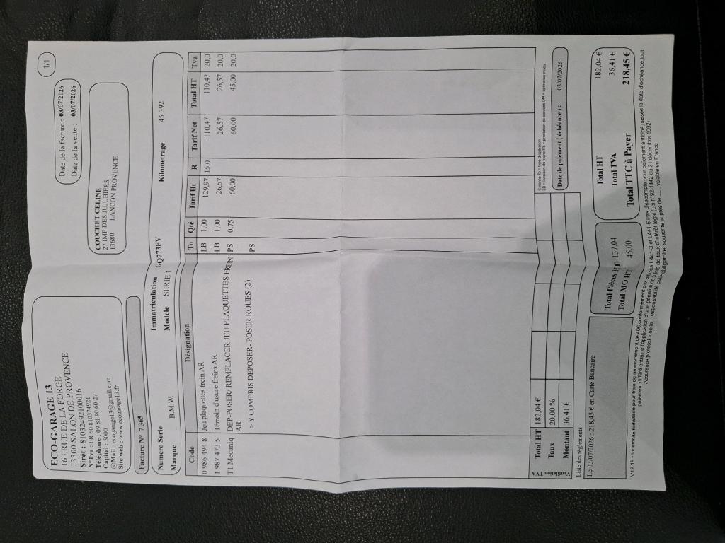 BMW SERIE 1 F40 116d 116 ch DKG7 M Sport 2023