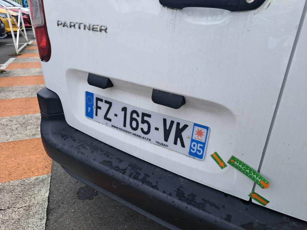 PEUGEOT PARTNER FOURGON STANDARD 650 KG BLUEHDI 100 S&S BVM5 ASPHALT 2021