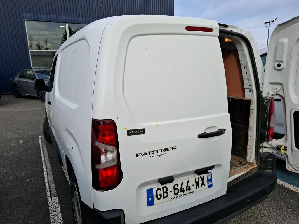 PEUGEOT PARTNER FOURGON STANDARD 650 KG BLUEHDI 100 S&S BVM5 PREMIUM 2021