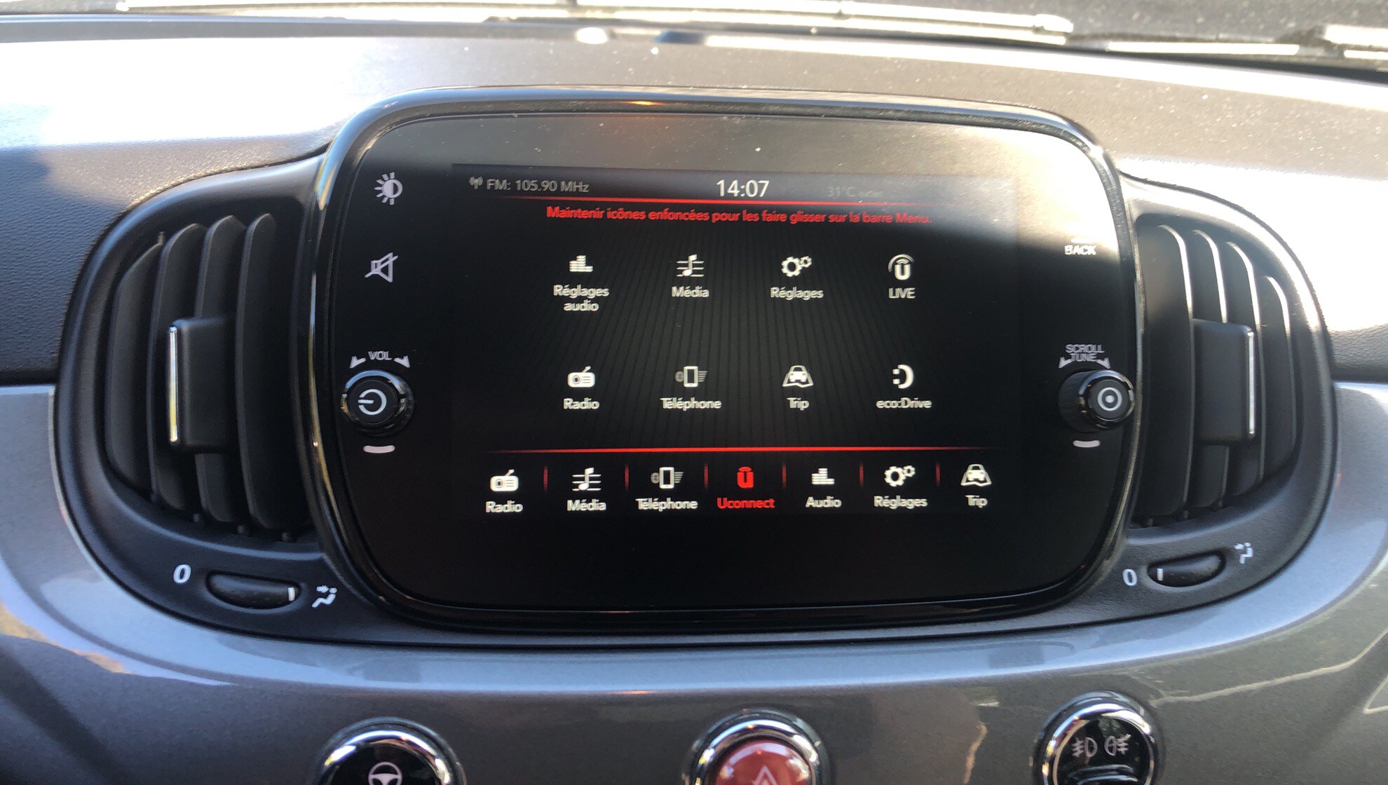 FIAT 500 MY20 SERIE 7 EURO 6D (05/2019-10/202 1.2 69 ch S/S Sport 2019