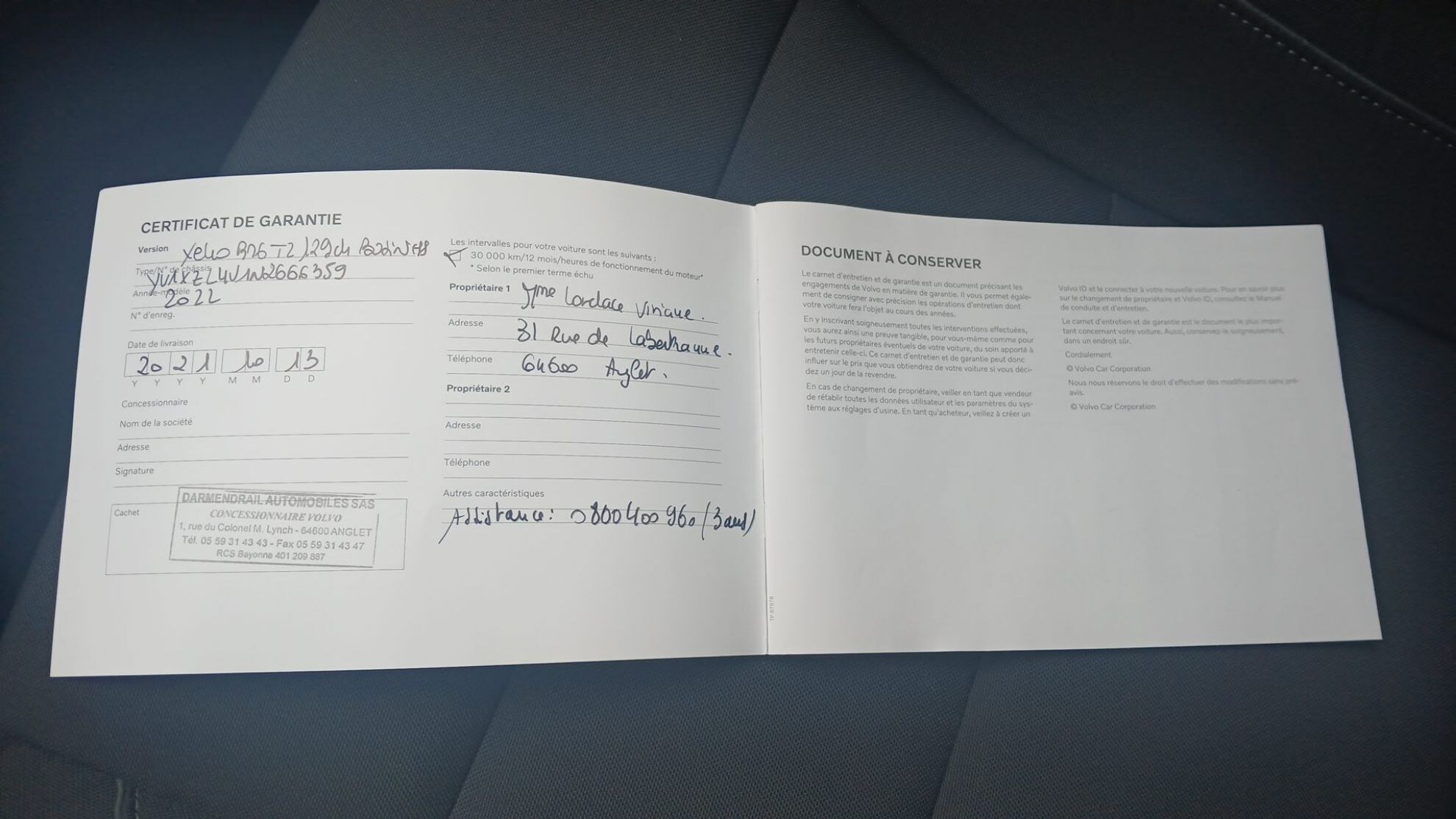 VOLVO XC40 BUSINESS T2 129 ch Momentum 2026