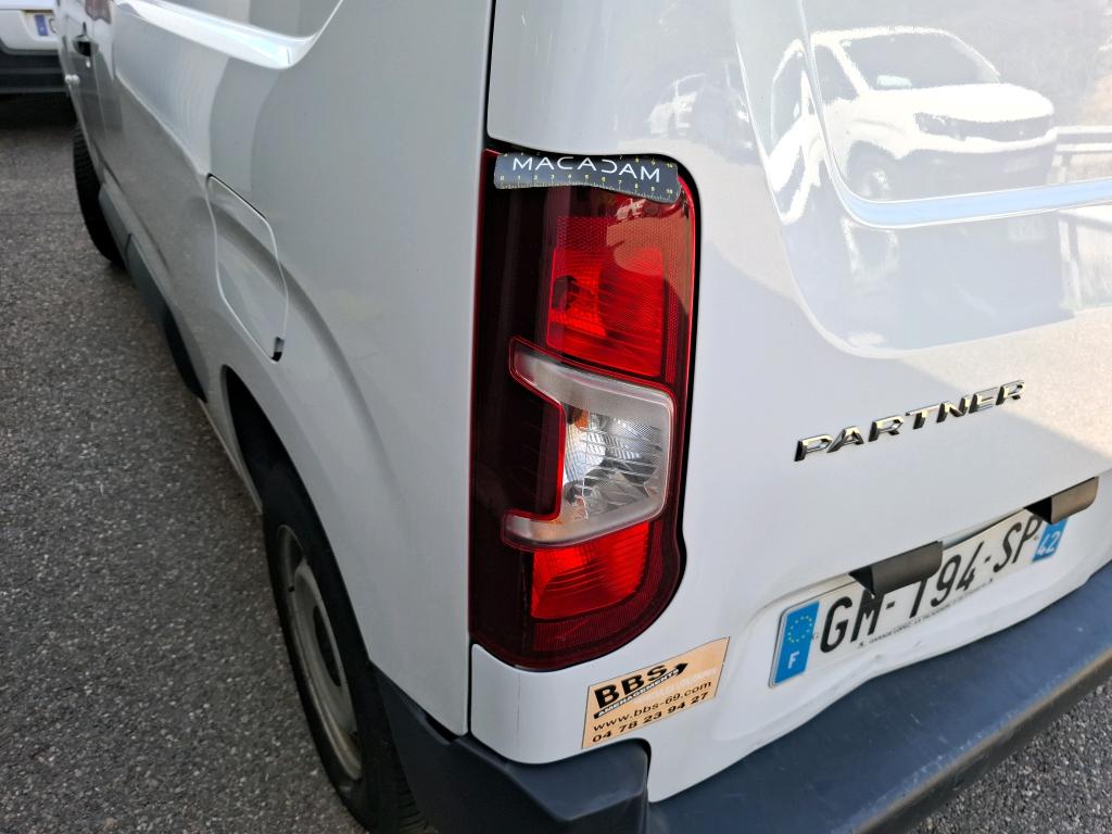 PEUGEOT PARTNER FOURGON M 650 KG BLUEHDI 100 S&S BVM6 2023