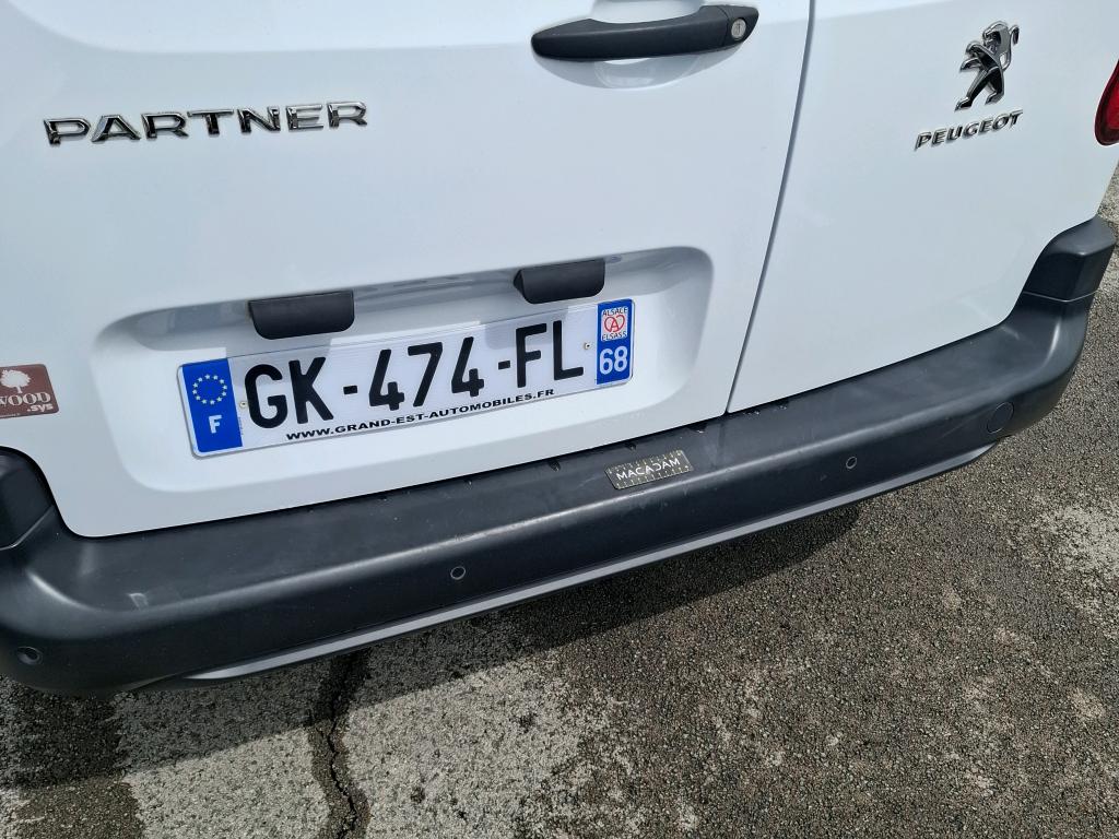 PEUGEOT PARTNER FOURGON STANDARD 650 KG BLUEHDI 100 S&S BVM6 ASPHALT 2022