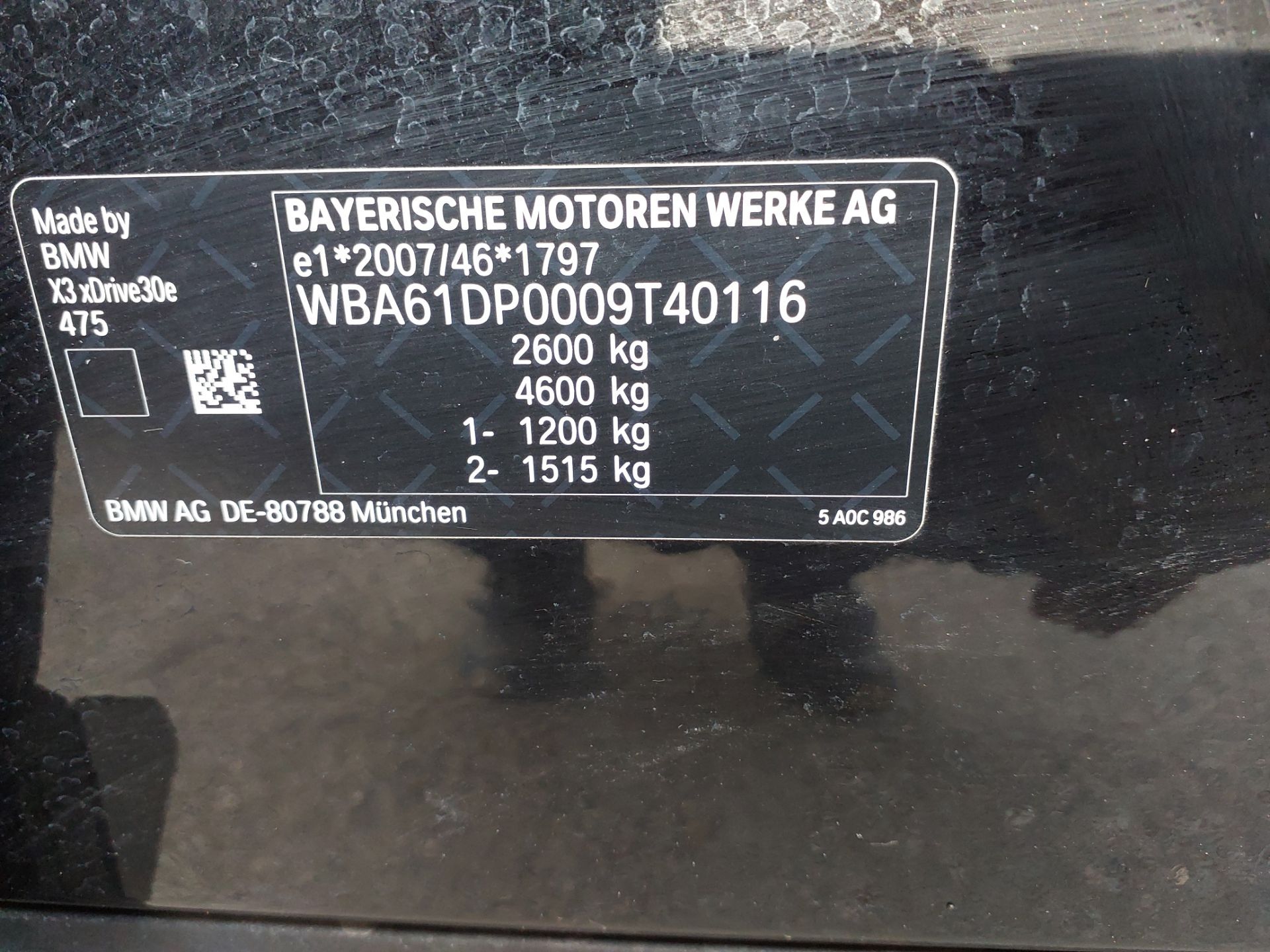 BMW X3 G01 LCI xDrive 30e 292ch BVA8 x Line 2023