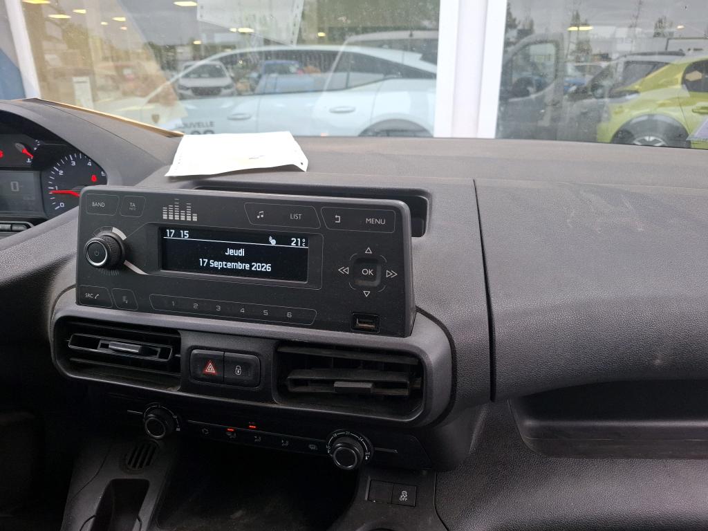 PEUGEOT PARTNER FOURGON STANDARD 650 KG BLUEHDI 100 S&S BVM5 PREMIUM 2021
