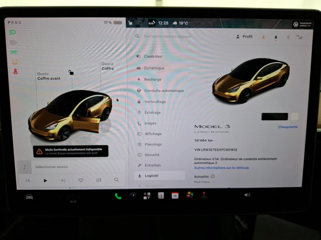 TESLA Model 3 Grande Autonomie propulsion 2023