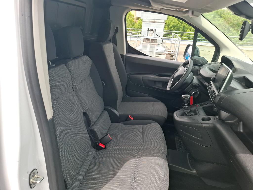 PEUGEOT PARTNER FOURGON STANDARD 650 KG BLUEHDI 100 S&S BVM6 ASPHALT 2022