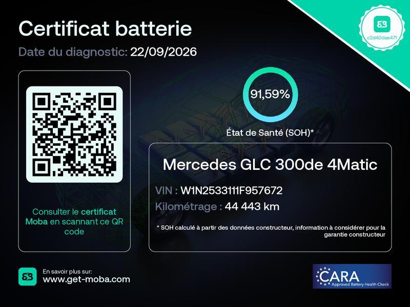 MERCEDES-BENZ MERCEDES CLASSE GLC COUPE Coupé 300 de 9G-Tronic 4Matic AMG Line 2021