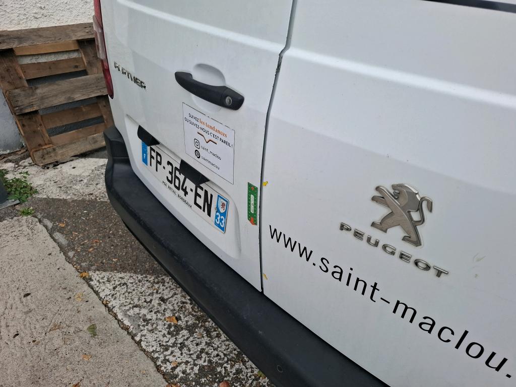 PEUGEOT PARTNER FGN FOURGON STANDARD 650 KG BLUEHDI 100 S&S BVM5 PREMIUM 2020