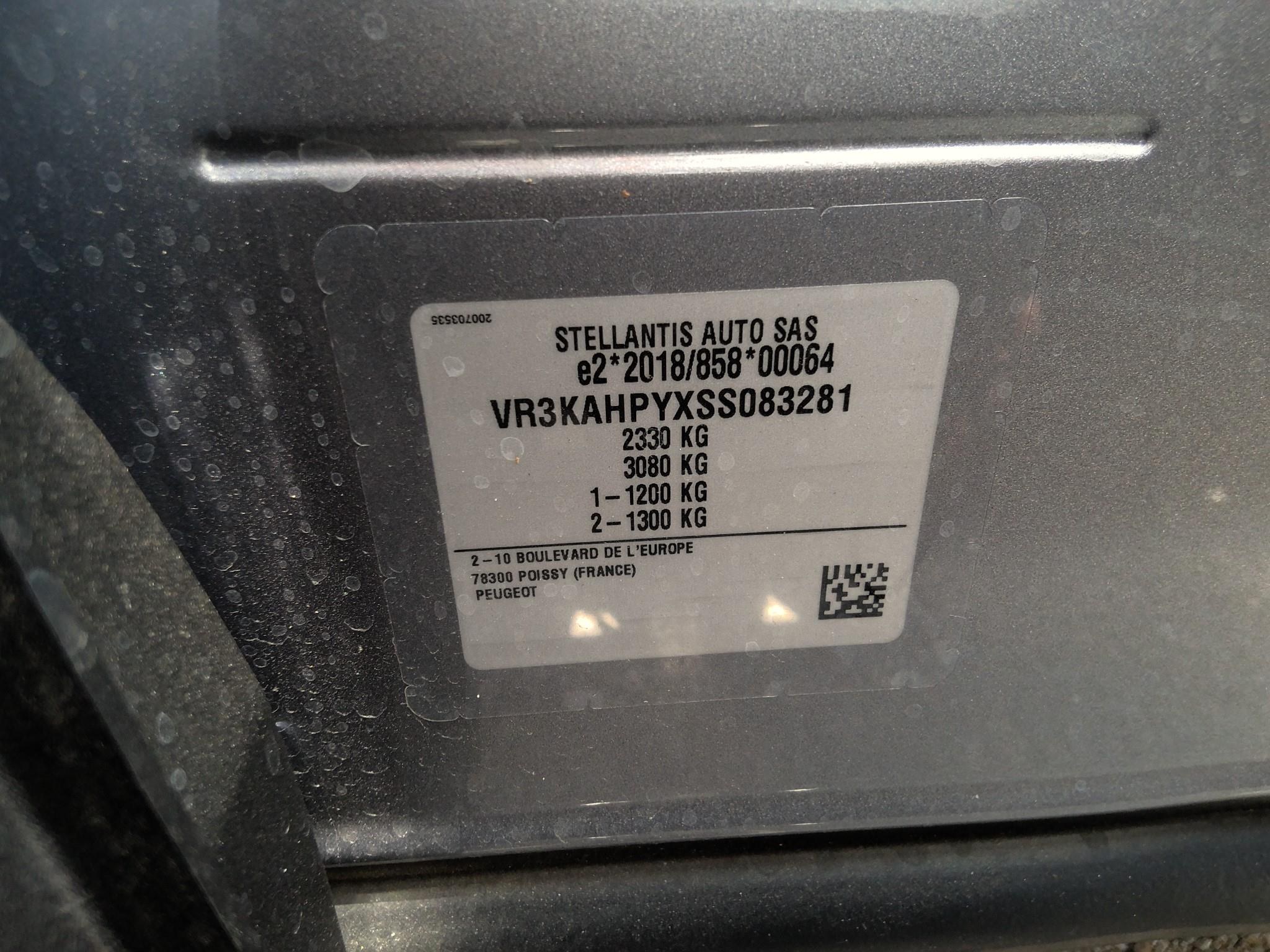 PEUGEOT 5008 Hybrid 145 ch e-DCS6 Allure 2025