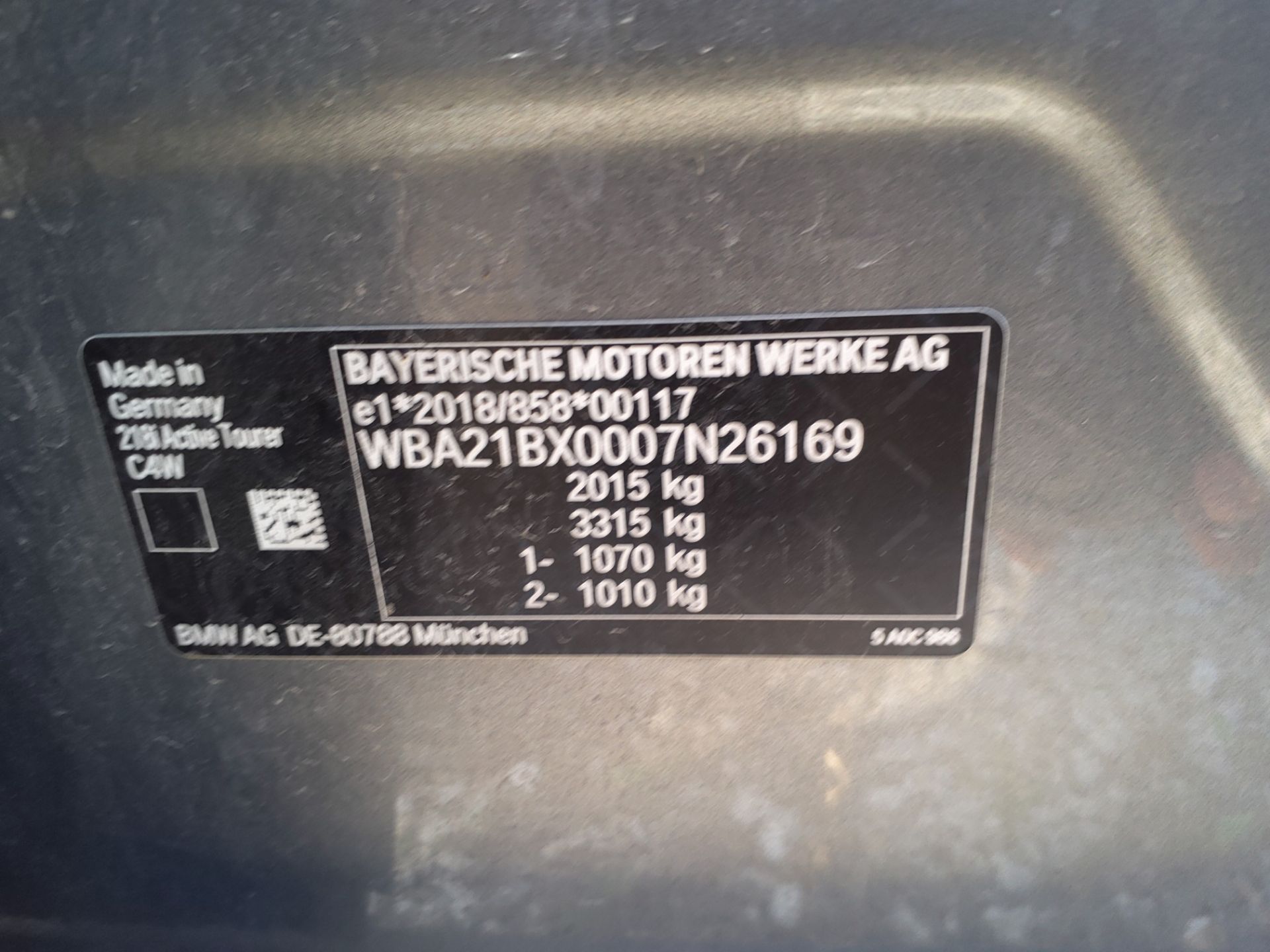 BMW SERIE 2 ACTIVE TOURER 218i 136 ch DKG7 Luxury 2024