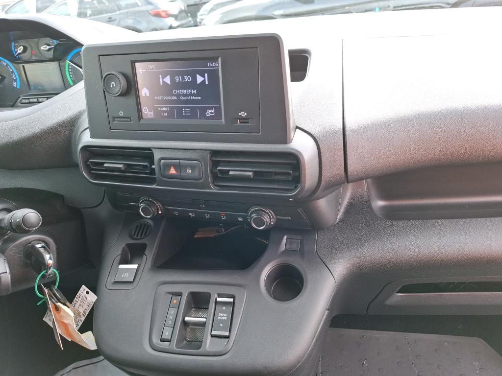 PEUGEOT PARTNER FGN FOURGON E-PARTNER XL 750 KG 136 CH BATTERIE 50 KWH - 2023