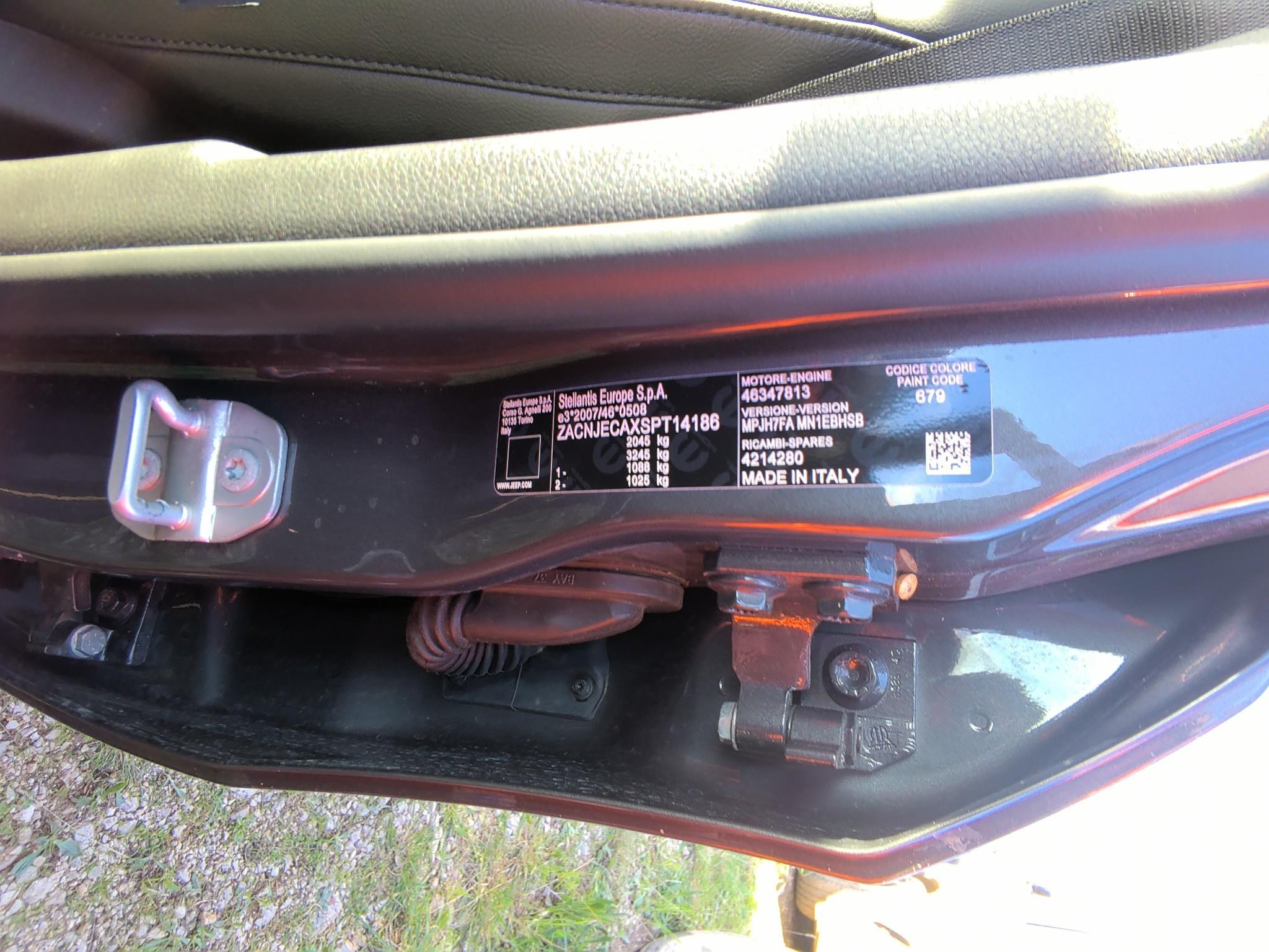 JEEP COMPASS 1.5 Turbo T4 130 ch BVR7 e-Hybrid Summit 2025