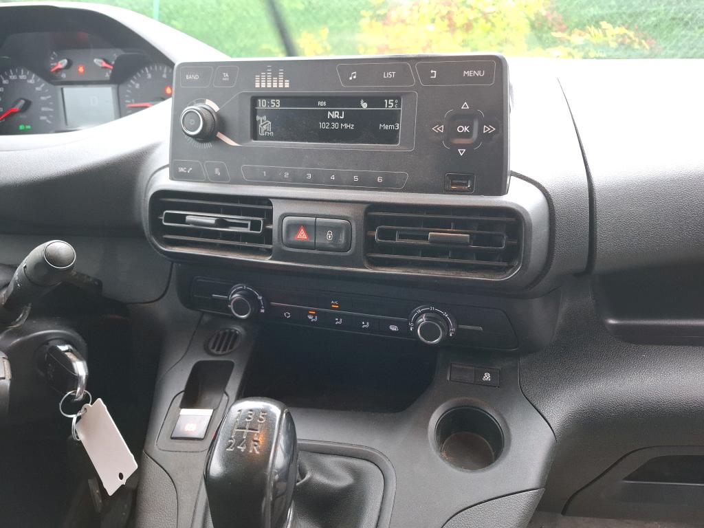PEUGEOT PARTNER FOURGON STANDARD 650 KG BLUEHDI 100 S&S BVM5 PREMIUM 2020