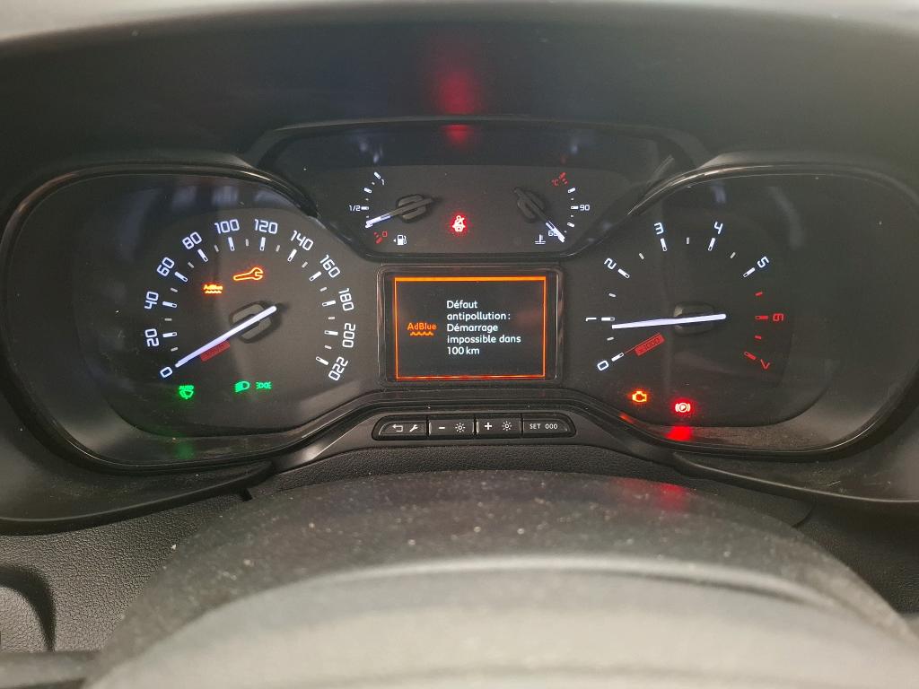 CITROEN BERLINGO VAN M 1000 BLUEHDI 100 S&S BVM5 DRIVER 2020