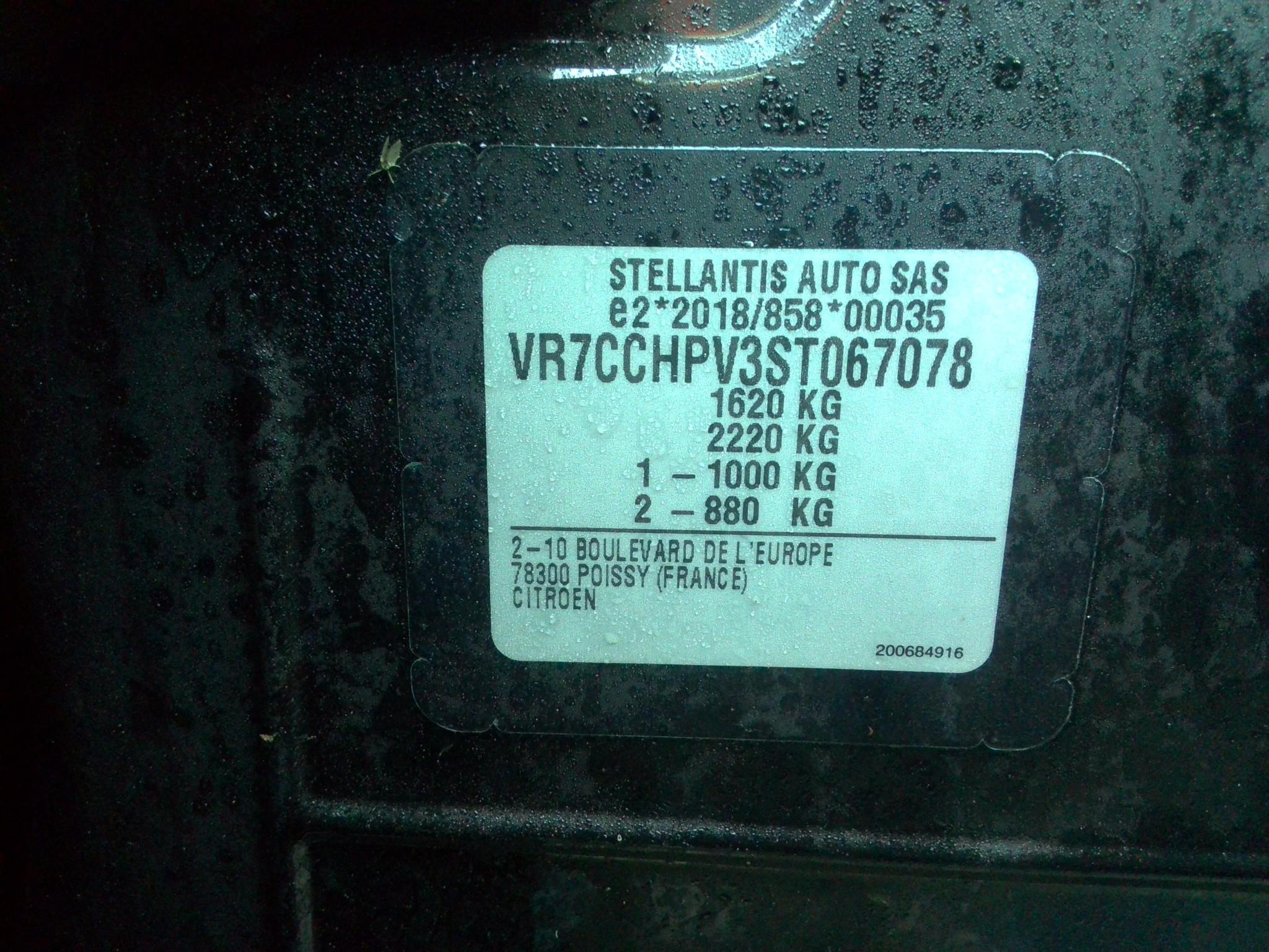 CITROEN C3 Turbo 100 ch Max 2025