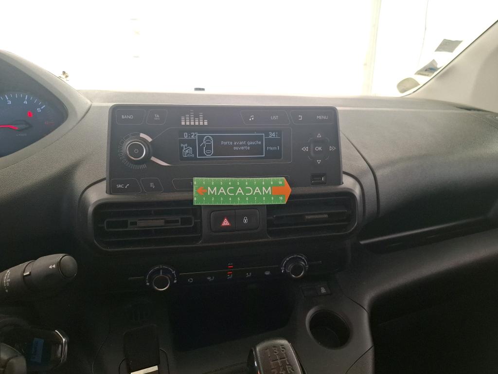 PEUGEOT PARTNER FGN FOURGON STANDARD 650 KG BLUEHDI 75 BVM5 PREMIUM 2022