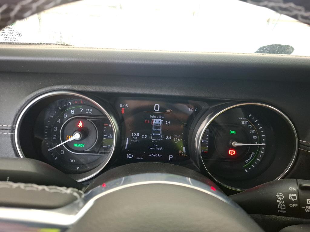 JEEP WRANGLER Unlimited 4xe 2.0 l T 380 ch PHEV 4x4 BVA8 Overland 2023