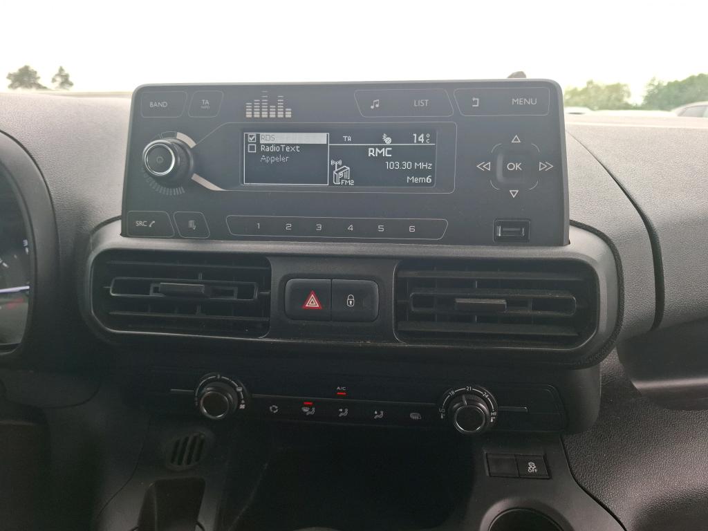 CITROEN BERLINGO VAN M 650 BLUEHDI 100 S&S BVM5 CLUB 2020