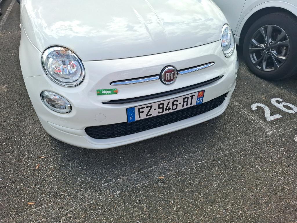FIAT 500 SERIE 9 EURO 6D-FULL (12/2020-06/202 1.0 70 ch Hybride BSG S/S Cult 2021