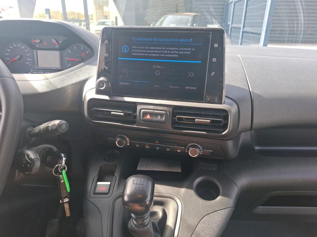 PEUGEOT PARTNER FOURGON STANDARD 650 KG BLUEHDI 100 S&S BVM6 PREMIUM 2022