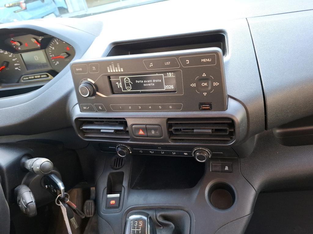 PEUGEOT PARTNER FOURGON STANDARD 650 KG BLUEHDI 100 S&S BVM5 PREMIUM 2020