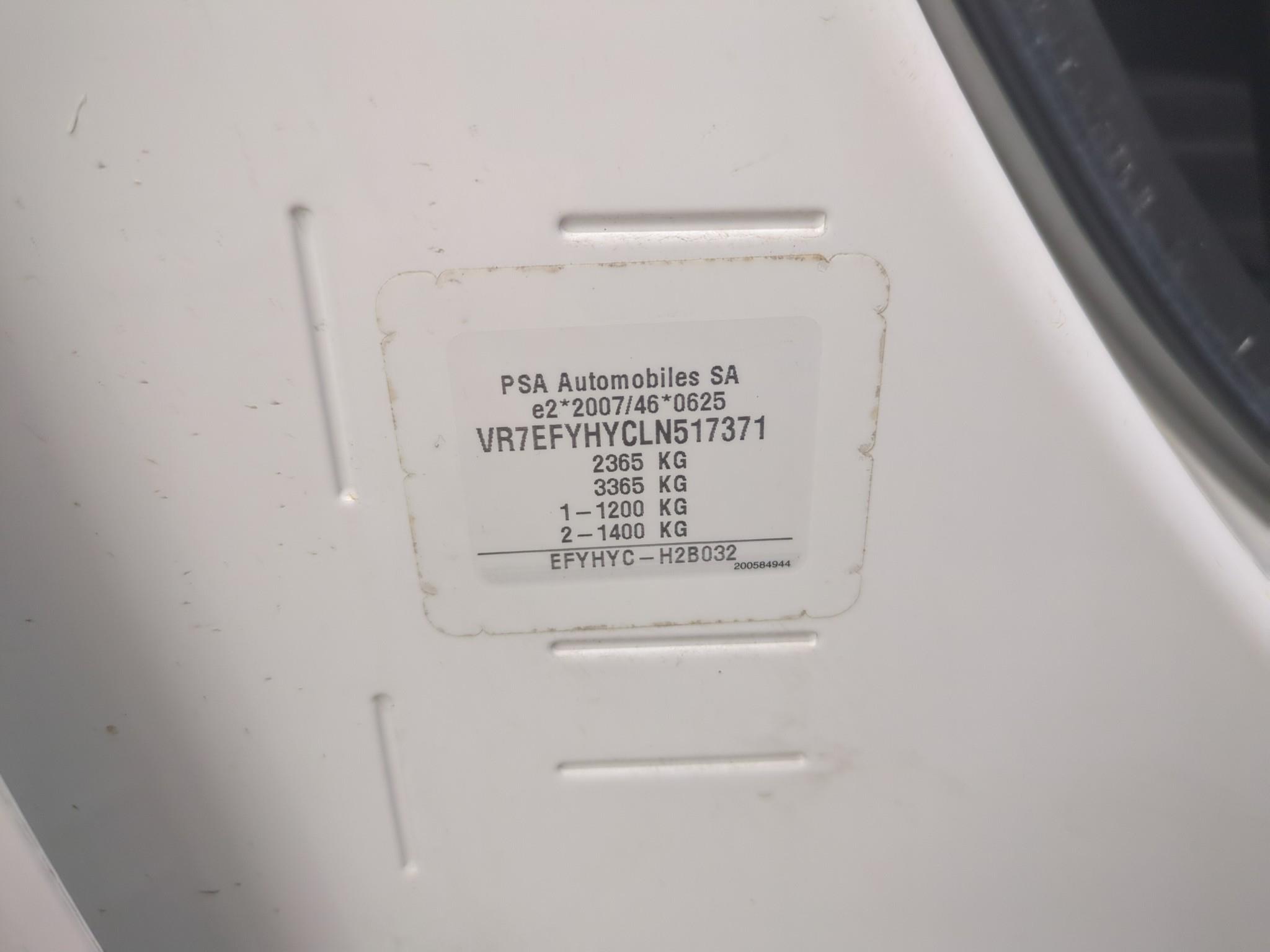 CITROEN BERLINGO VAN M 1000 BLUEHDI 100 S&S BVM5 WORKER 2020