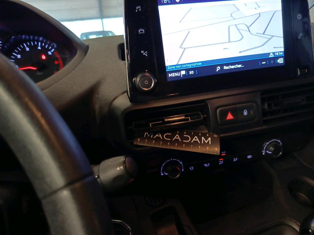 PEUGEOT PARTNER FOURGON STANDARD 650 KG BLUEHDI 100 S&S BVM6 ASPHALT 2022