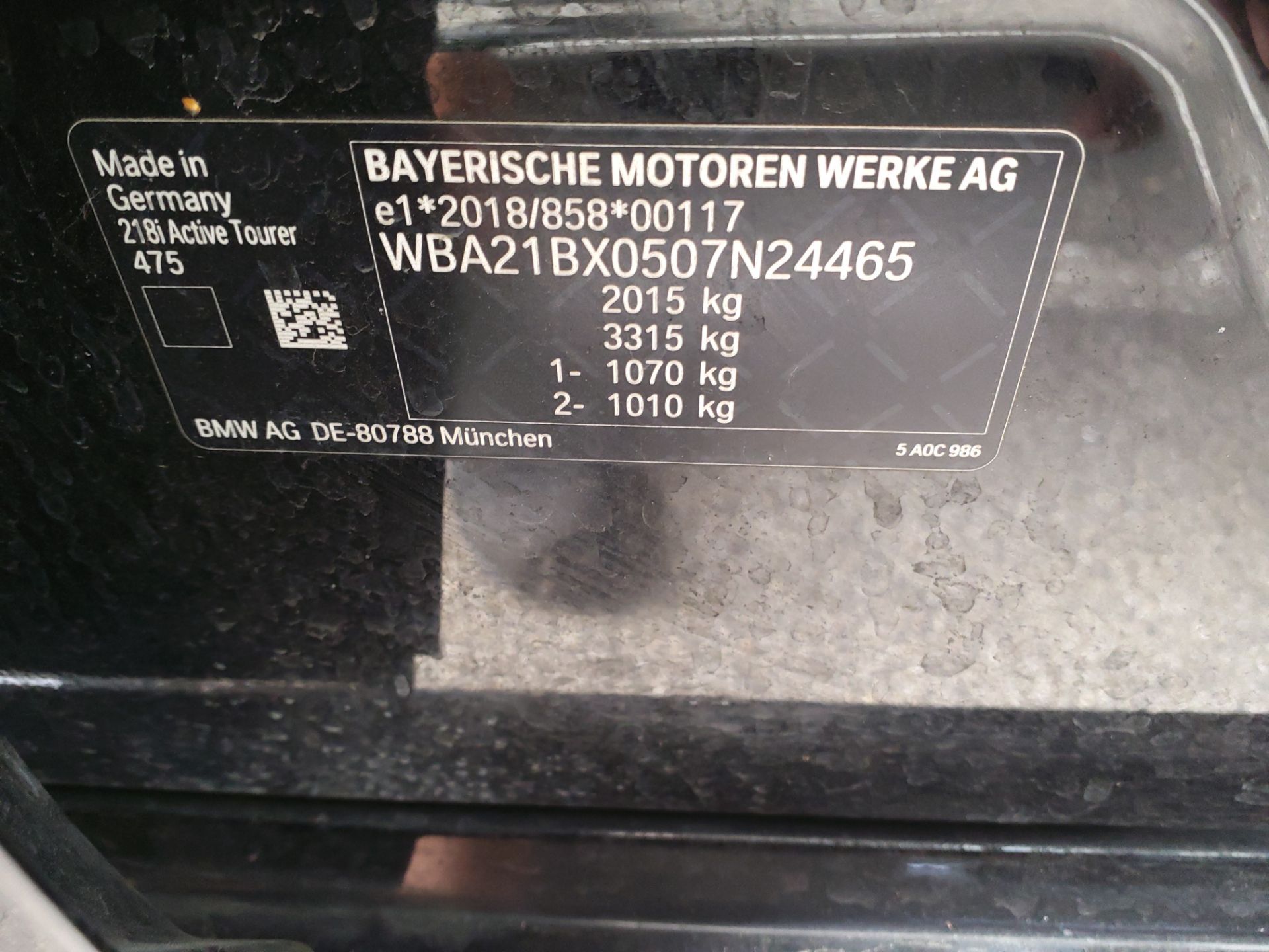 BMW SERIE 2 ACTIVE TOURER 218i 136 ch DKG7 Luxury 2024