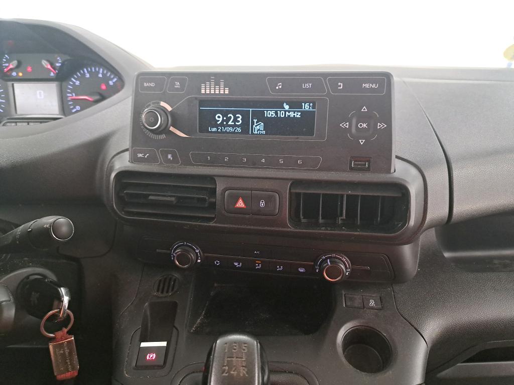 PEUGEOT PARTNER FGN FOURGON LONG 950 KG BLUEHDI 100 S&S BVM5 PREMIUM 2021