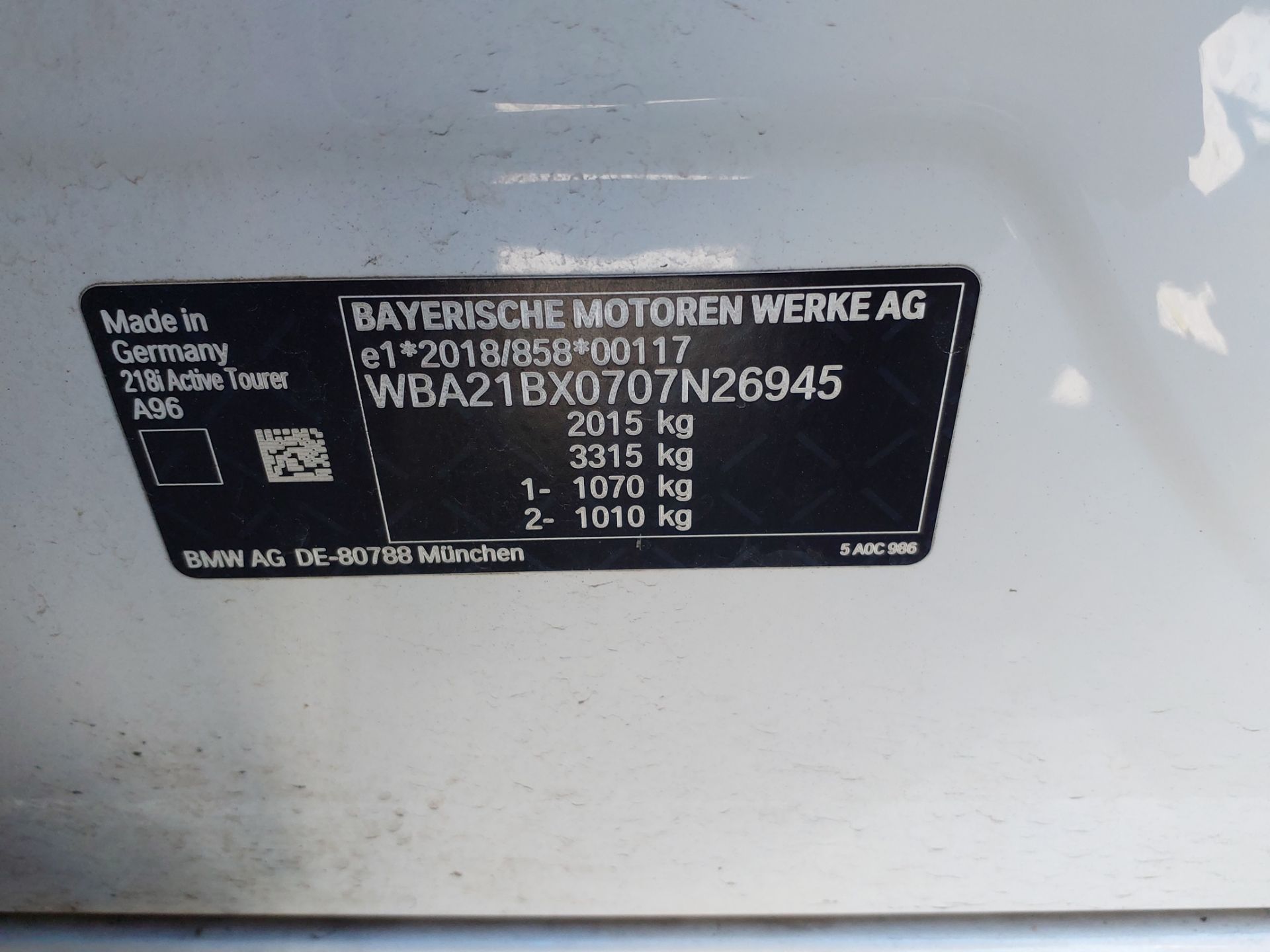 BMW SERIE 2 ACTIVE TOURER 218i 136 ch DKG7 Luxury 2024