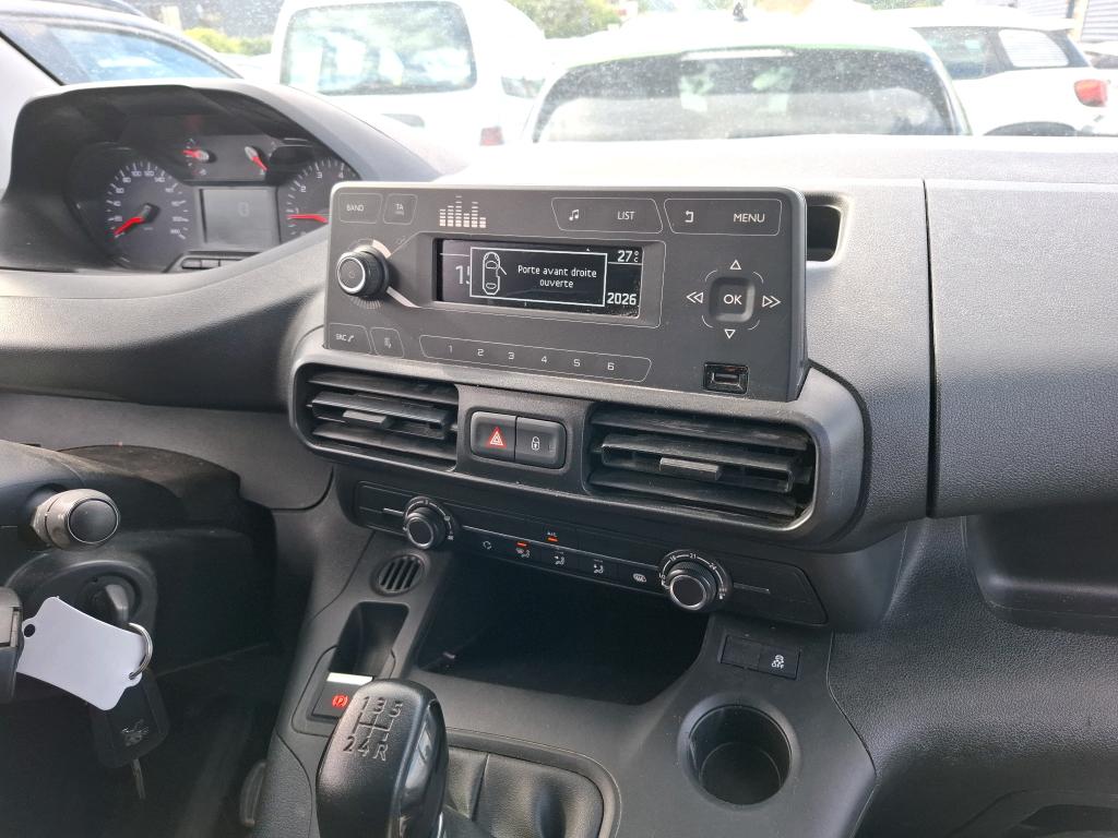 PEUGEOT PARTNER FOURGON STANDARD 650 KG BLUEHDI 100 S&S BVM5 PREMIUM 2020