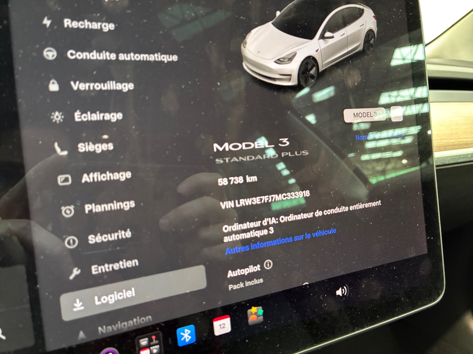 TESLA MODEL 3 Standard Range Plus RWD 2021