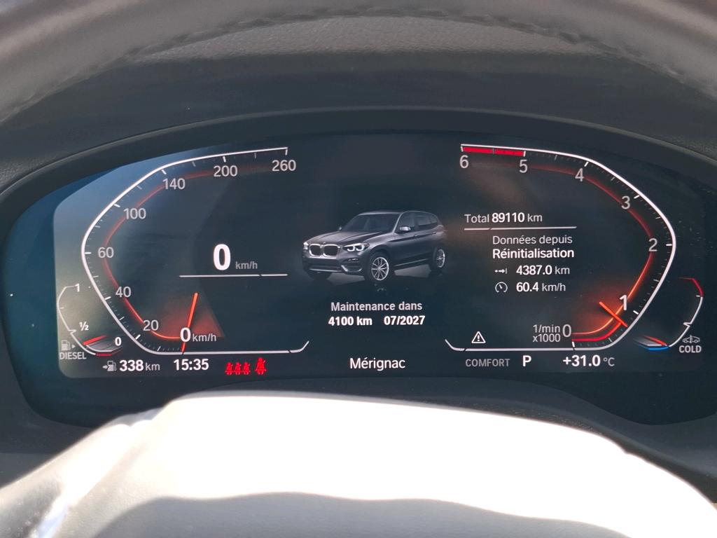 BMW X3 G01 sDrive18d 150ch BVA8 Business Design 2021