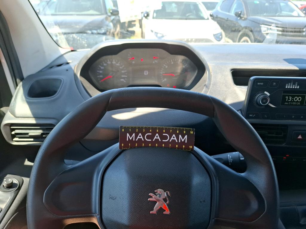 PEUGEOT PARTNER FOURGON STANDARD 650 KG BLUEHDI 100 S&S BVM6 PREMIUM 2022