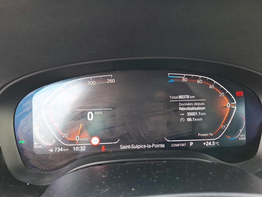 BMW SERIE 5 TOURING G31 LCI 520d TwinPower Turbo 190 ch BVA8 Lounge 2022