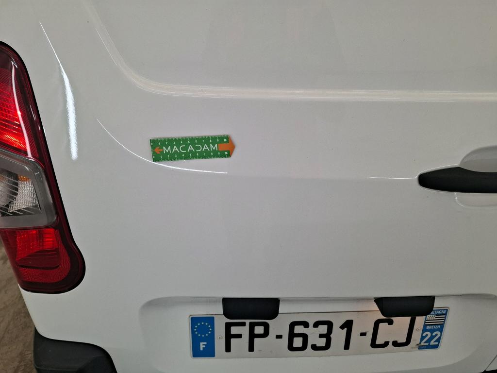 PEUGEOT PARTNER FGN FOURGON STANDARD 650 KG BLUEHDI 75 BVM5 PREMIUM 2020