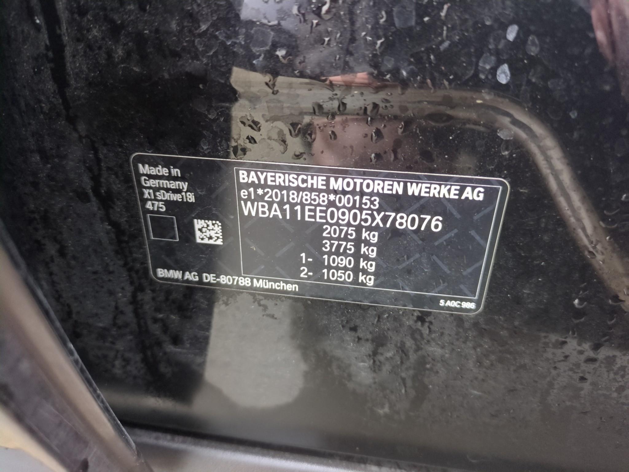 BMW X1 U11 sDrive 18i 136ch DKG7 - 2023
