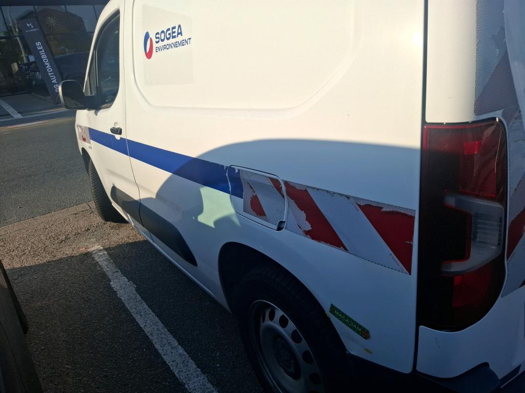 PEUGEOT PARTNER FOURGON STANDARD 1000 KG BLUEHDI 100 S&S BVM5 ASPHALT 2021
