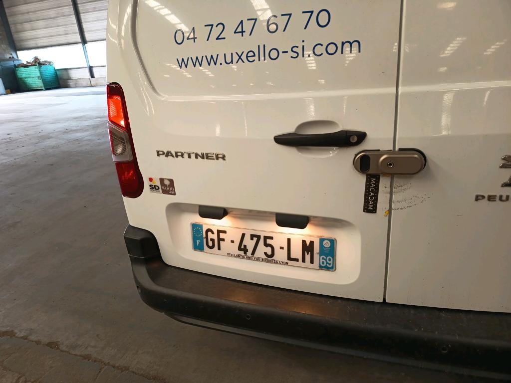 PEUGEOT PARTNER FOURGON STANDARD 650 KG BLUEHDI 100 S&S BVM6 ASPHALT 2022